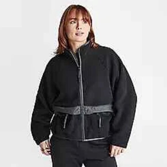 NWT Nike Sportswear High-Pile Black Sherpa Jacket - Picture 5 of 6
